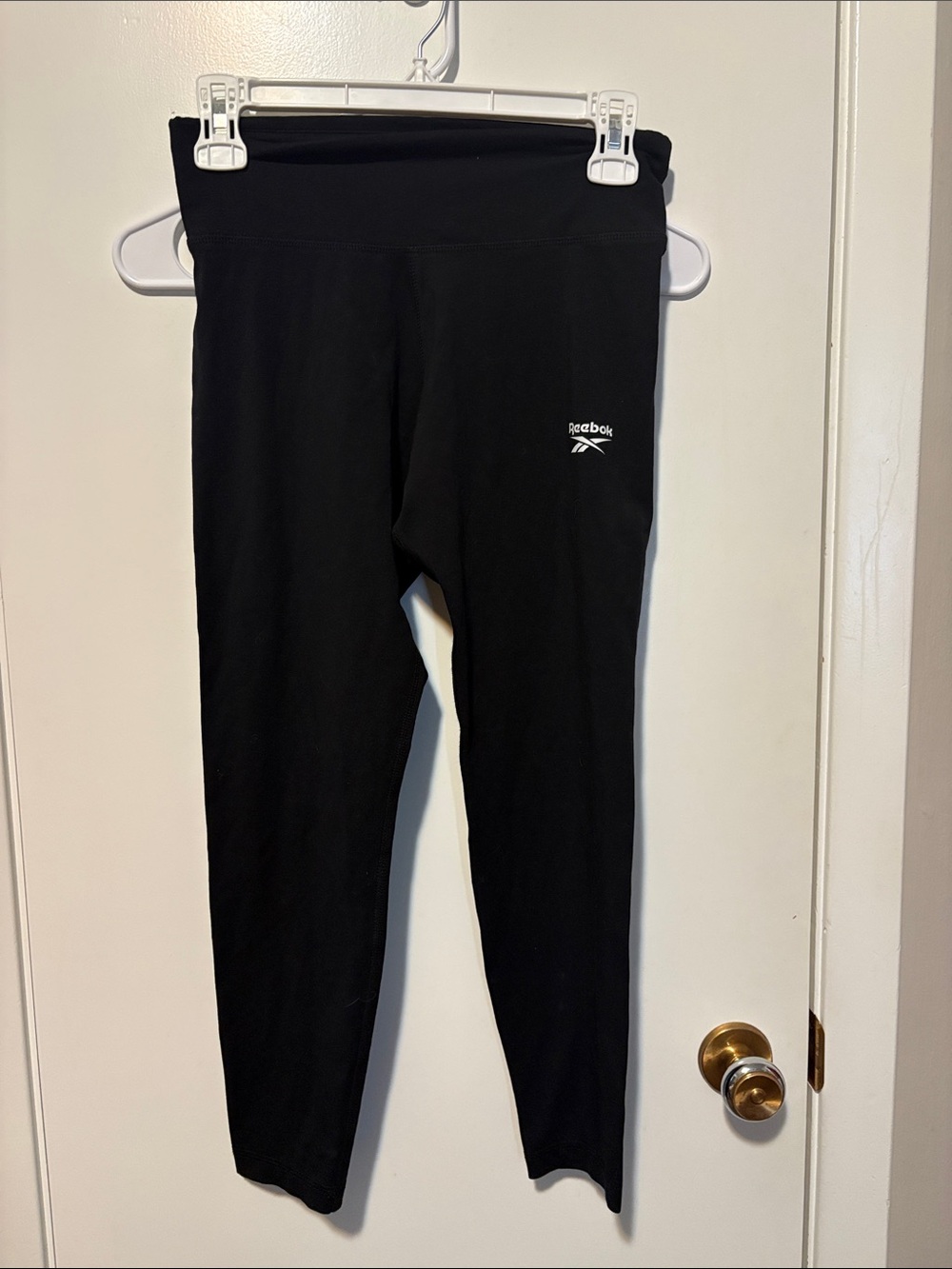 Reebok Black Girls' Athletic Leggings with Logo